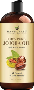 Handcraft Blends Jojoba Oil | 100% Pure and Natural | Ayurvedic Skin Care | by HandcraftBlends