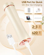 Electric Foot Callus Remover, 3-Speed Rechargeable Cordless Electronic Foot File - Image 4