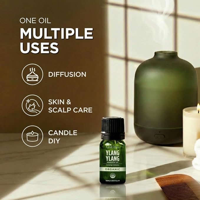 Gya Labs USDA Certified Organic Ylang Ylang Essential Oil - Image 6