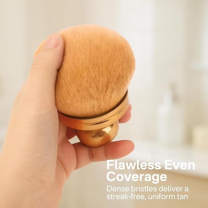 Kabuki Self Tanner Brush – Round Dome Blending Brush - Image 5