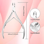 Makartt Cuticle Nipper, Full Jaw Sharp Nail Trimmer Cutter - Image 5