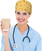 Working Cap Scrub Caps with Sweatband Adjustable Tie Back Hat Nurse Surgical - Image 5