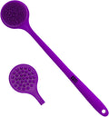Bendable Long Handled Silicone Body Brush & Hair Scrubber by EOTWellness