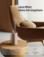 Waterless Essential Oil Diffuser, Rechargeable Scent Diffusers - Image 2