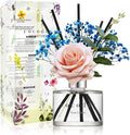 COCODOR Rose Flower Reed Diffuser/Pure Cotton/6.7oz/1 Pack/Reed Diffuser by COCODOR