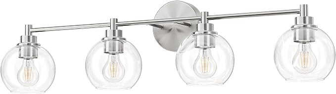 VONLUCE Bathroom Light Fixtures, 4-Light Vanity Light by Vonluce