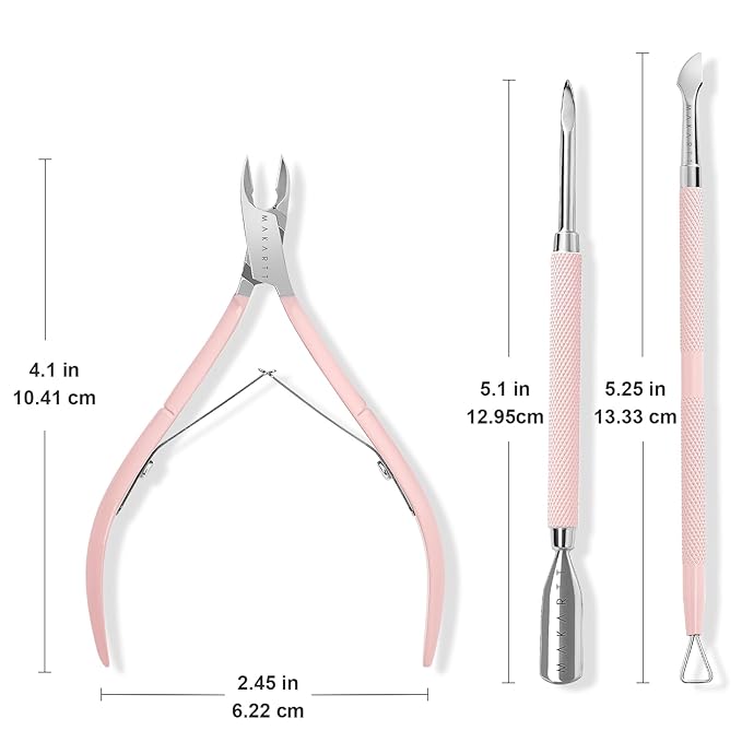 Makartt Cuticle Trimmer with Cuticle Pusher, Nail Scraper - Image 6