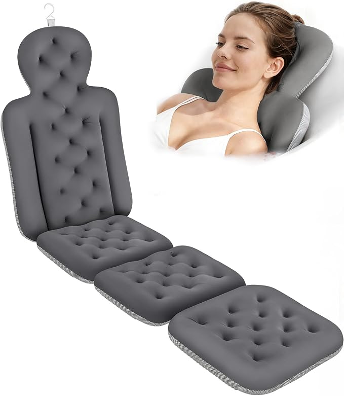 Bath Cushion, Full Body Bathtub Pillow by VEILS