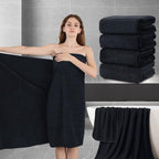 Extra Large Bath Sheet Set of 4, Ultra Soft Fluffy Towel, 35”x 70”Oversized by JessyHome