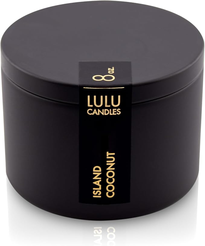 Lulu Candles | Island Coconut Scented Candle | Smells Like a Tropical Vacation by LULUCANDLES