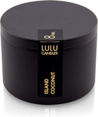 Lulu Candles | Island Coconut Scented Candle | Smells Like a Tropical Vacation by LULUCANDLES