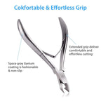 Mudder 3 Pack Silver Cuticle Trimmer Nippers Cutter Tool Stainless Steel Nail - Image 6