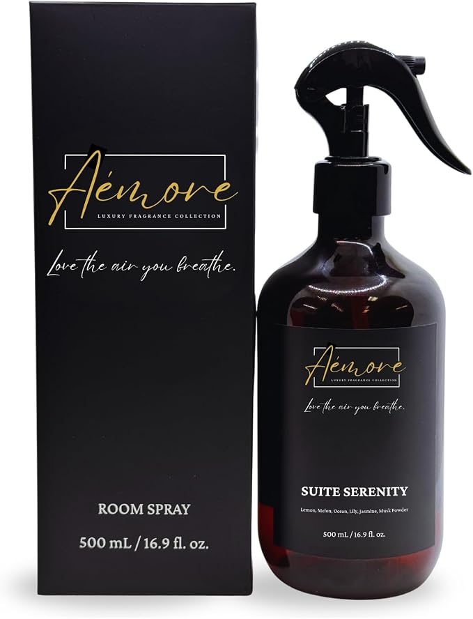 Room and Linen Spray/500 ml/Relaxing Home Fragrance, and Bathroom Deodorizer by A%C3%A9more