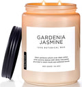 M&SENSE Gardenia Jasmine Scented Candle, 110 Hours Slow Burning Clean Non Toxic by MSENSE