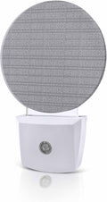 Night Lights Auto Sensor Stripes Grain Night Light Grey Solid Color Round Lamp by Home+L6
