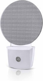 Night Lights Auto Sensor Stripes Grain Night Light Grey Solid Color Round Lamp by Home+L6