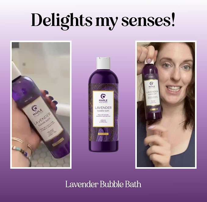 Premium Lavender Bubble Bath for Women - Image 4