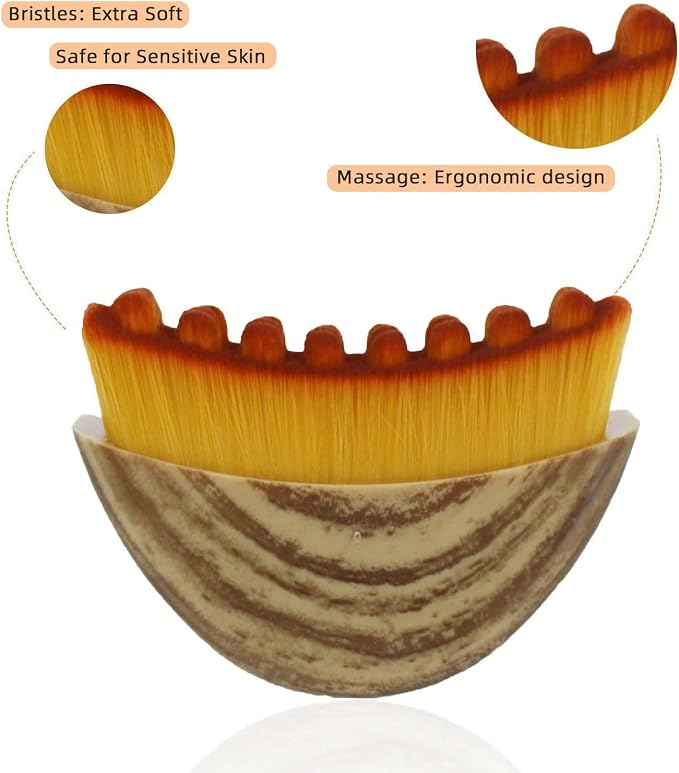 2026 Upgrade Lymphatic Face Brush, 2-in-1 Manual Massager - Image 3