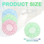 18 Pack Shower Caps for Women, Waterproof Reusable & Disposable Adjustable Bath - Image 2