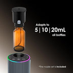 Waterless Essential Oil Diffuser, 7 Colors LED Light, Battery Powered Mini - Image 2