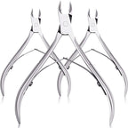 Mudder 3 Pack Silver Cuticle Trimmer Nippers Cutter Tool Stainless Steel Nail by Mudder