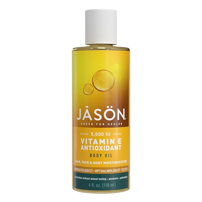 JASON Vitamin E 5, 000 IU Moisturizing Body Oil, by JASON