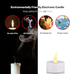 JUNPEI 50Pack Battery Tea Lights Candles- LED Tea Lights Realistic Bright - Image 6
