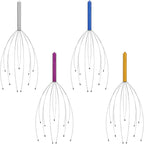 Yeipis 4 Pack Scalp Massagers, Handheld Head Massage Tingler, Scratcher - Image 7
