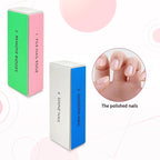 6-Pack Large Square Sponge Nail Buffer Block, 4-Way Nail File and Buffer - Image 4