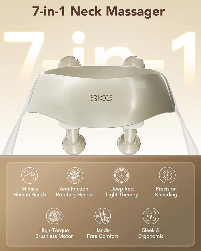 SKG H7 Ultra FSA Eligible Cordless Neck Massager - Image 2