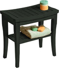 Black Shower Bench by Bamb%C3%BCsi