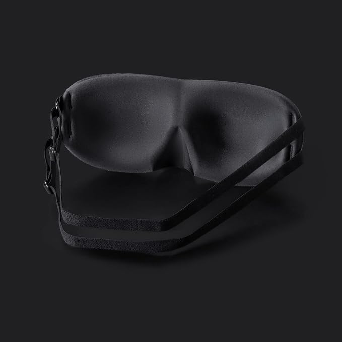 ALASKA BEAR Sleep Mask 2 Straps, Deep Concave Molded Foam Mask - Image 2
