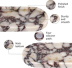 Natural Marble Tray Oval, Bathroom Vanity Tray - Image 3