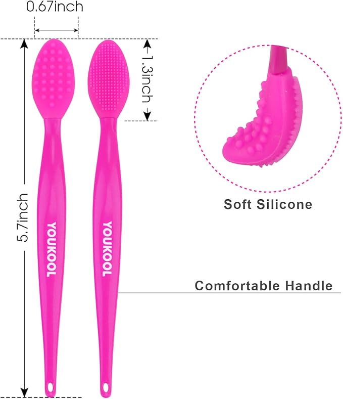 Pore Cleansing Silicone Facial Brush | Face Scrubber & Massager - Image 4