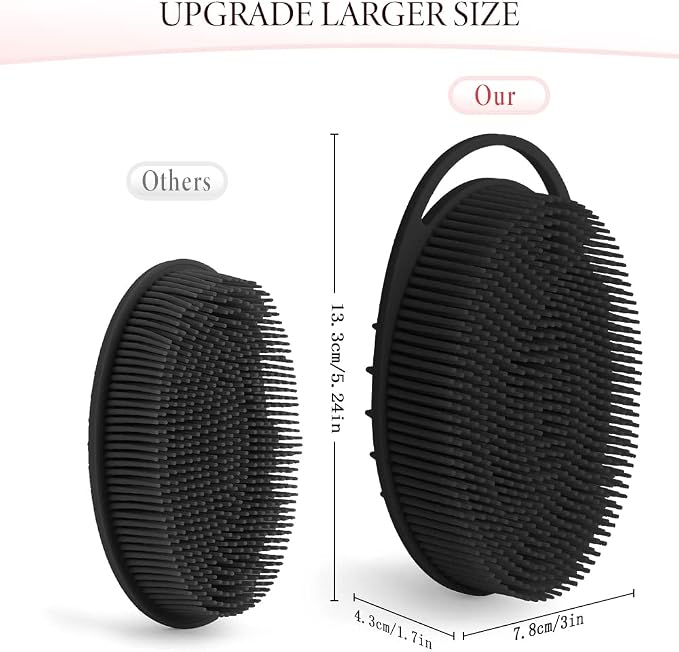 Silicone Body Scrubber, Silicone Loofah, Exfoliating Silicone Shower Scrubber - Image 5