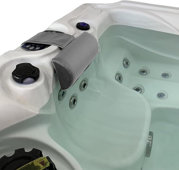 Poolzilla Universal Grey Spa Pillow, Made of Soft Foam - Image 4