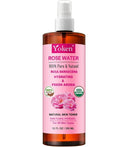 Yoken Organic Rose Water Spray for Face, 12 Fl Oz Fine Mist, Rosewater Face Mist by Yoken