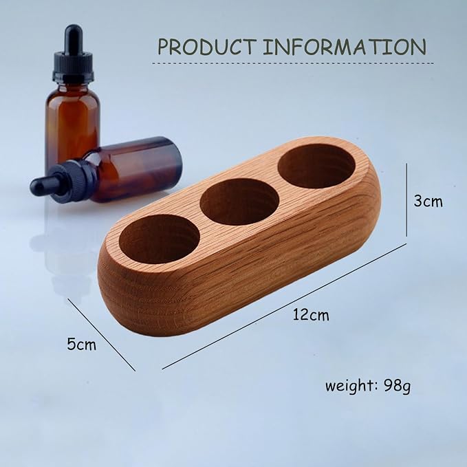 VolksRose Red Oak Essential Oil Organizer 5~20ml - Image 3