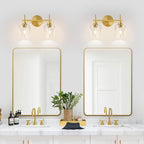 MOKATNG 2-Light Bathroom Light Fixtures, Bathroom Lighting Fixtures Over Mirror - Image 4