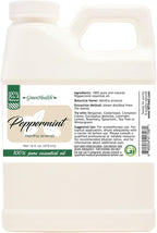 GreenHealth Peppermint Essential Oil – 16 fl oz | 100% Pure & Uncut | by Greenals
