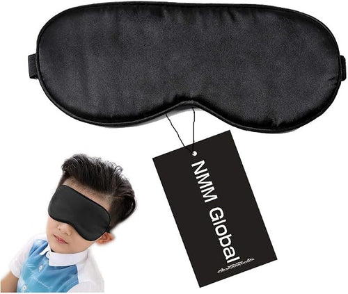 100% Natural Silk Sleep Eye Mask Kids, Cute Night Sleeping Mask by NMMGlobal