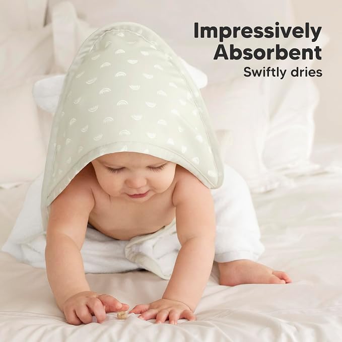 KeaBabies Hooded Baby Towel for Newborn - Image 5