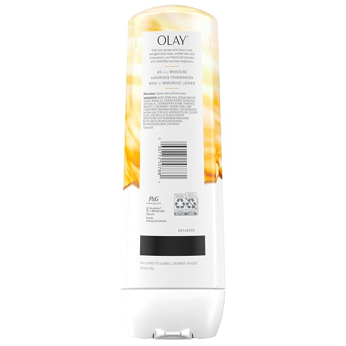 Olay Body Wash for Women, Indulgent Moisture, 24hr Moisturizing & Nourishing - Image 9