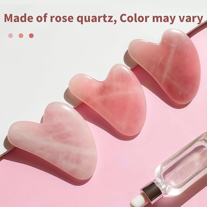 huefull Gua Sha Facial Tools for Face and Body –Spa Gifts for Women, Natural - Image 9