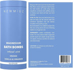 Magnesium Bath Bombs Post Workout Recovery Sore Muscles Tension Epsom Salt - Image 8