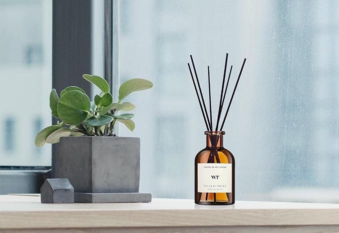 WEALD TRIBE Reed Diffuser Set for Bathroom Air Fresheners, Oil Diffuser Sticks - Image 4