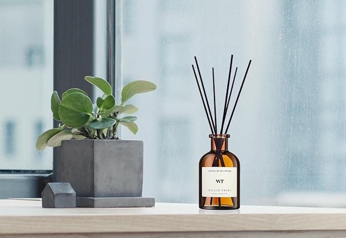 WEALD TRIBE Flower Reed Diffuser Set Lime & Citrus Scent - Image 4