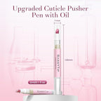 Ceramic Cuticle Pusher & Oil Pen, 2ml Rose/Lavender/Fragrance Free Scented Nail - Image 9