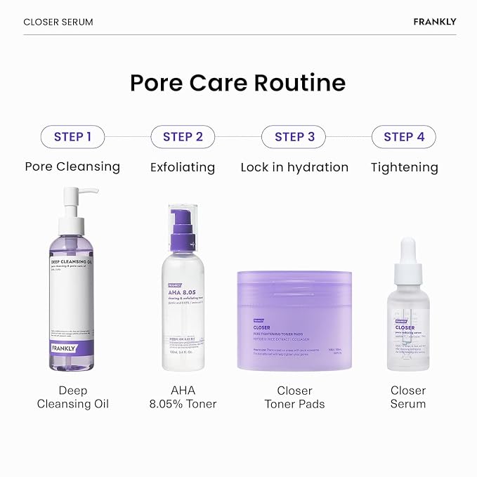 FRANKLY Closer Serum | Pore Minimizer Serum | 9 Peptides, Vegan Collagen - Image 7