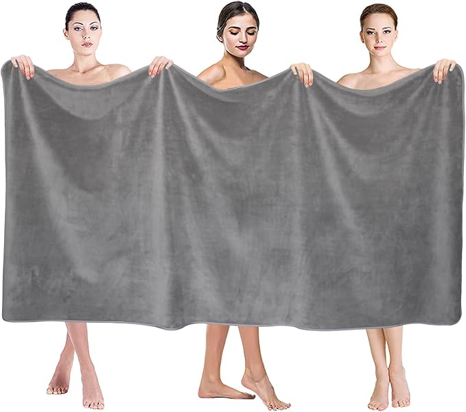 JML Extra Large Bath Sheet Towels Set of 2, Lint Free BathSheet - Image 2